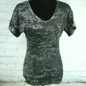 Stylish Charcoal Short Sleeve Top